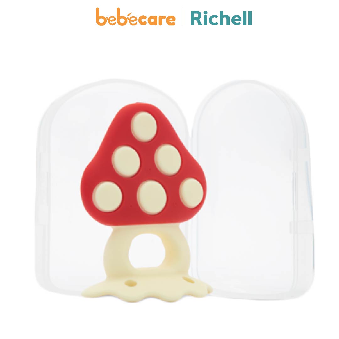 Richell (1080)-Gặm Nướu Silicone Richell (Cây Nấm)